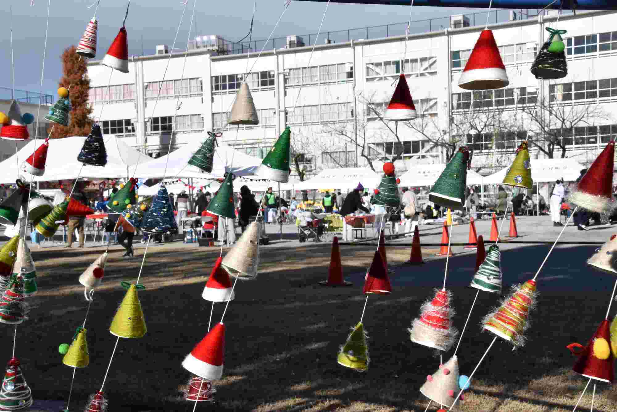 クリスマス、マルシェ、高島平1丁目、町会、呉服や光永、